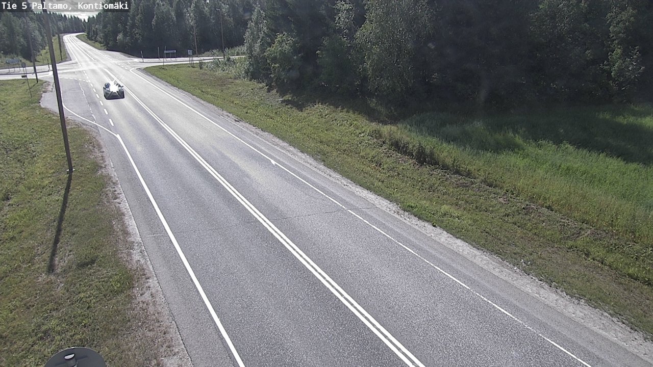 Weather Camera Image Väg 5 Paltamo, Kontiomäki, Paltamo, Kainuu