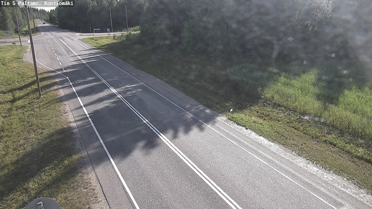 Weather Camera Image Väg 5 Paltamo, Kontiomäki, Paltamo, Kainuu