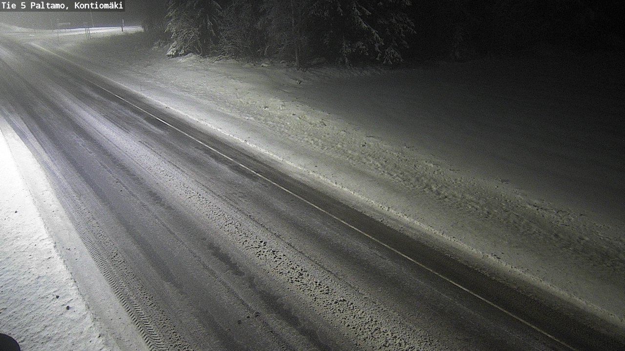 Weather Camera Image Road 5 Paltamo, Kontiomäki, Paltamo, Kainuu