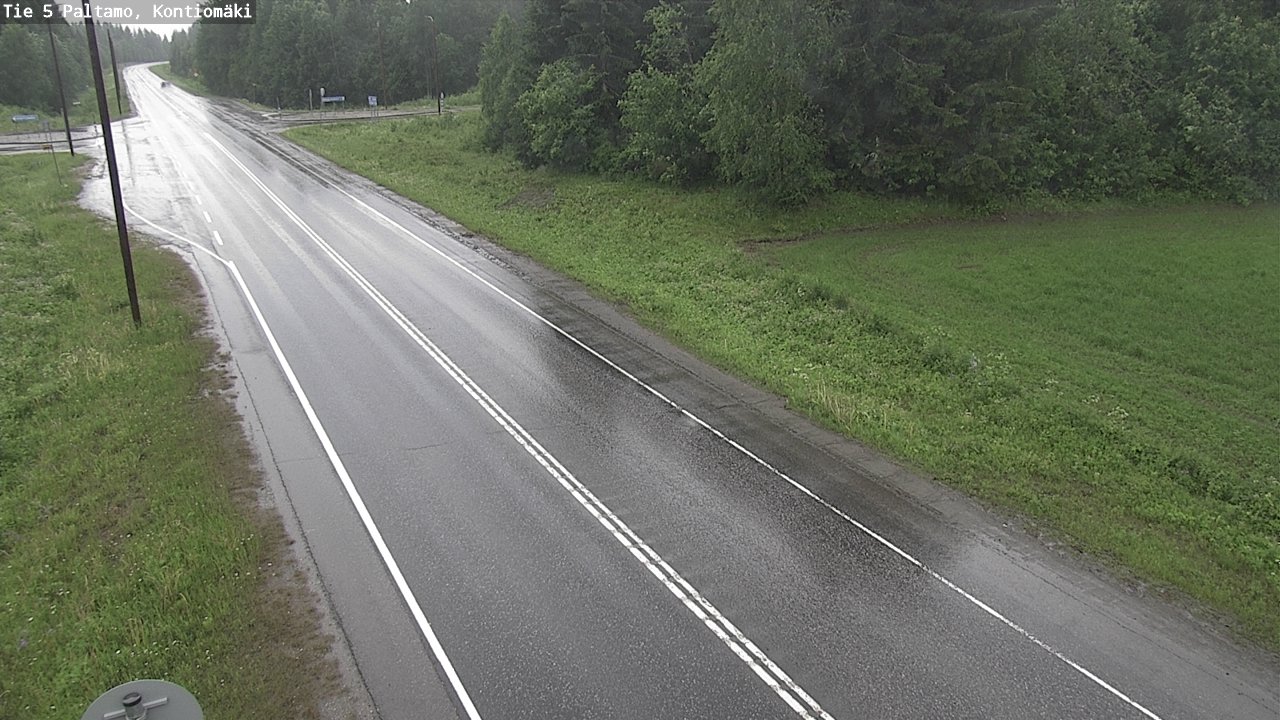 Weather Camera Image Road 5 Paltamo, Kontiomäki, Paltamo, Kainuu
