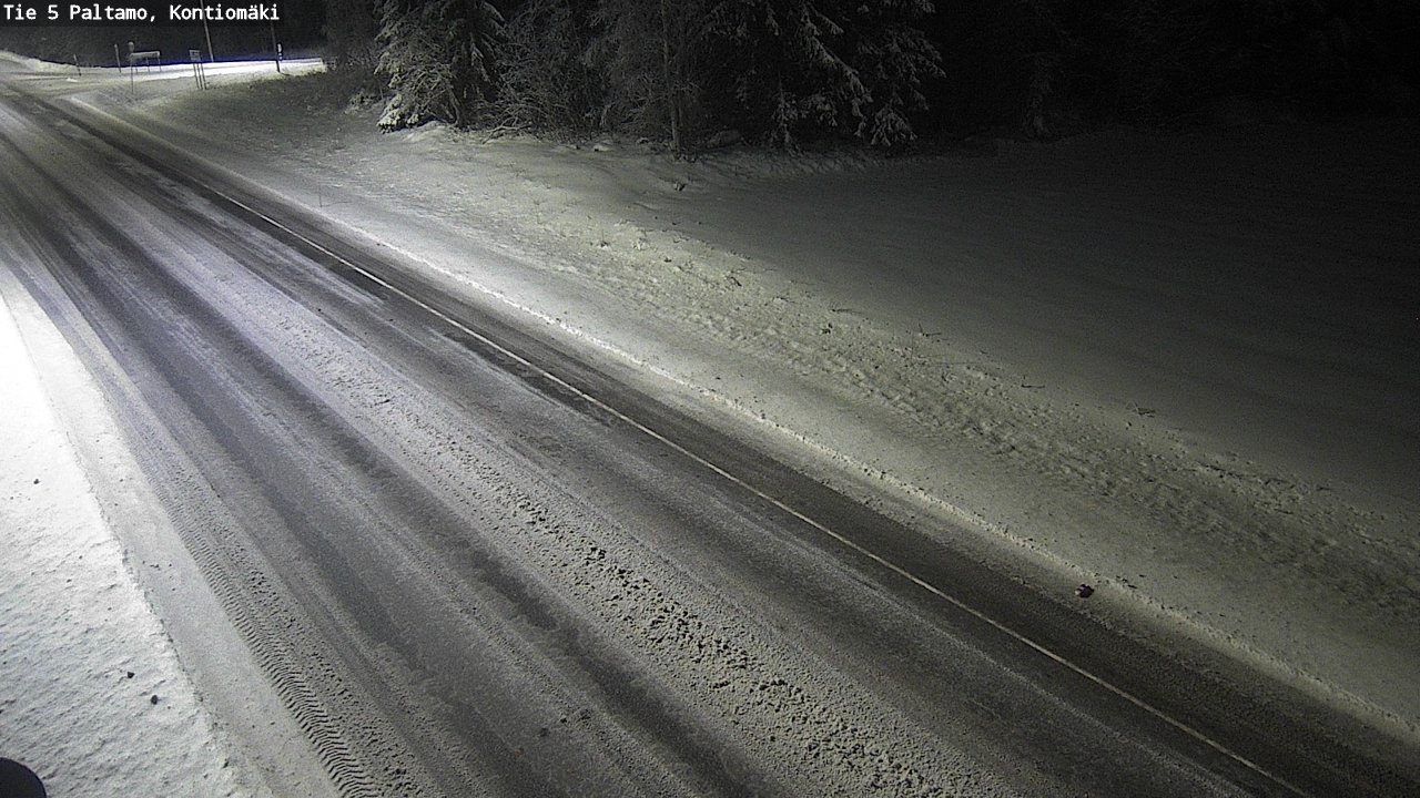 Weather Camera Image Road 5 Paltamo, Kontiomäki, Paltamo, Kainuu
