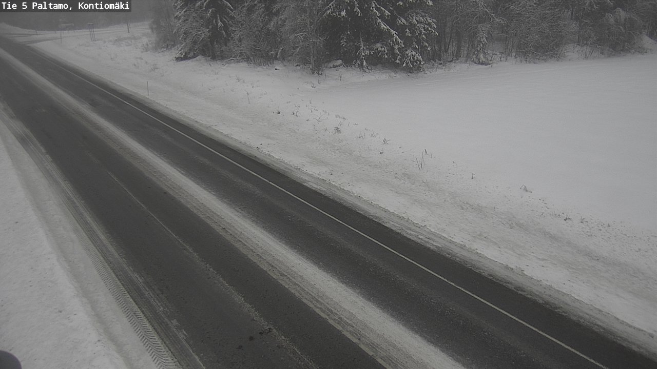 Weather Camera Image Road 5 Paltamo, Kontiomäki, Paltamo, Kainuu