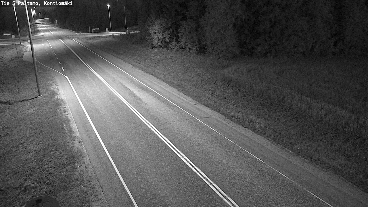 Weather Camera Image Väg 5 Paltamo, Kontiomäki, Paltamo, Kainuu