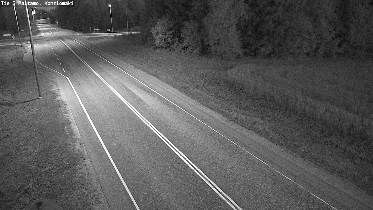 Weather Camera Image Väg 5 Paltamo, Kontiomäki, Paltamo, Kainuu