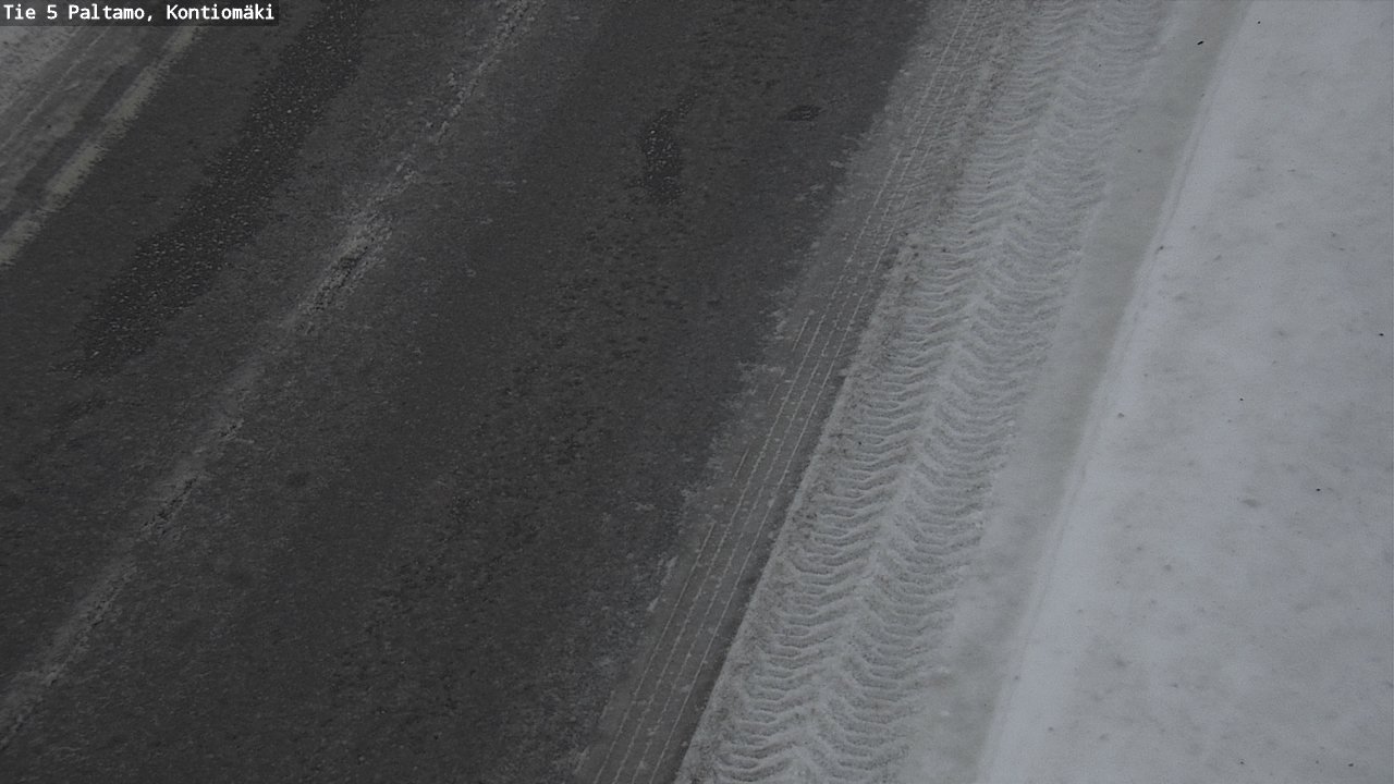 Weather Camera Image Road 5 Paltamo, Kontiomäki, Paltamo, Kainuu