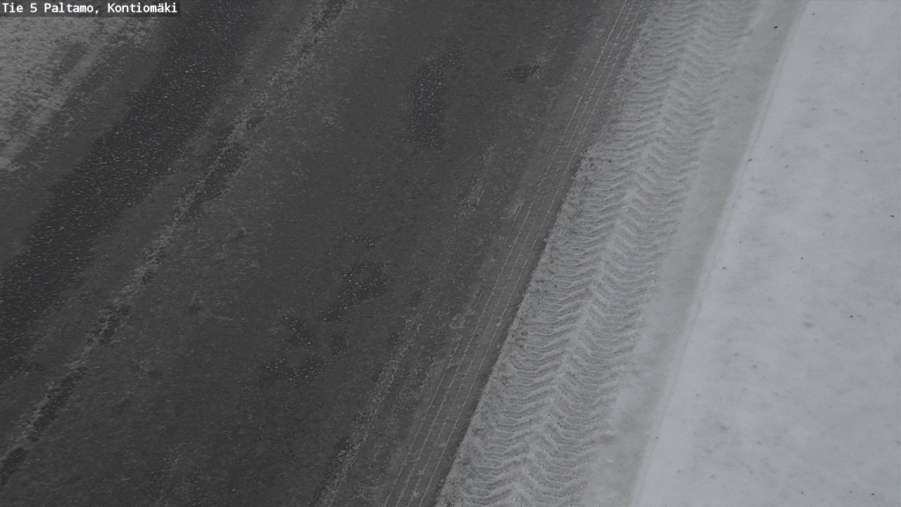 Weather Camera Image Road 5 Paltamo, Kontiomäki, Paltamo, Kainuu
