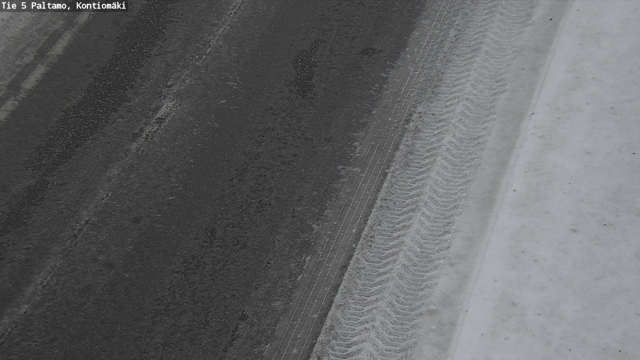 Weather Camera Image Road 5 Paltamo, Kontiomäki, Paltamo, Kainuu