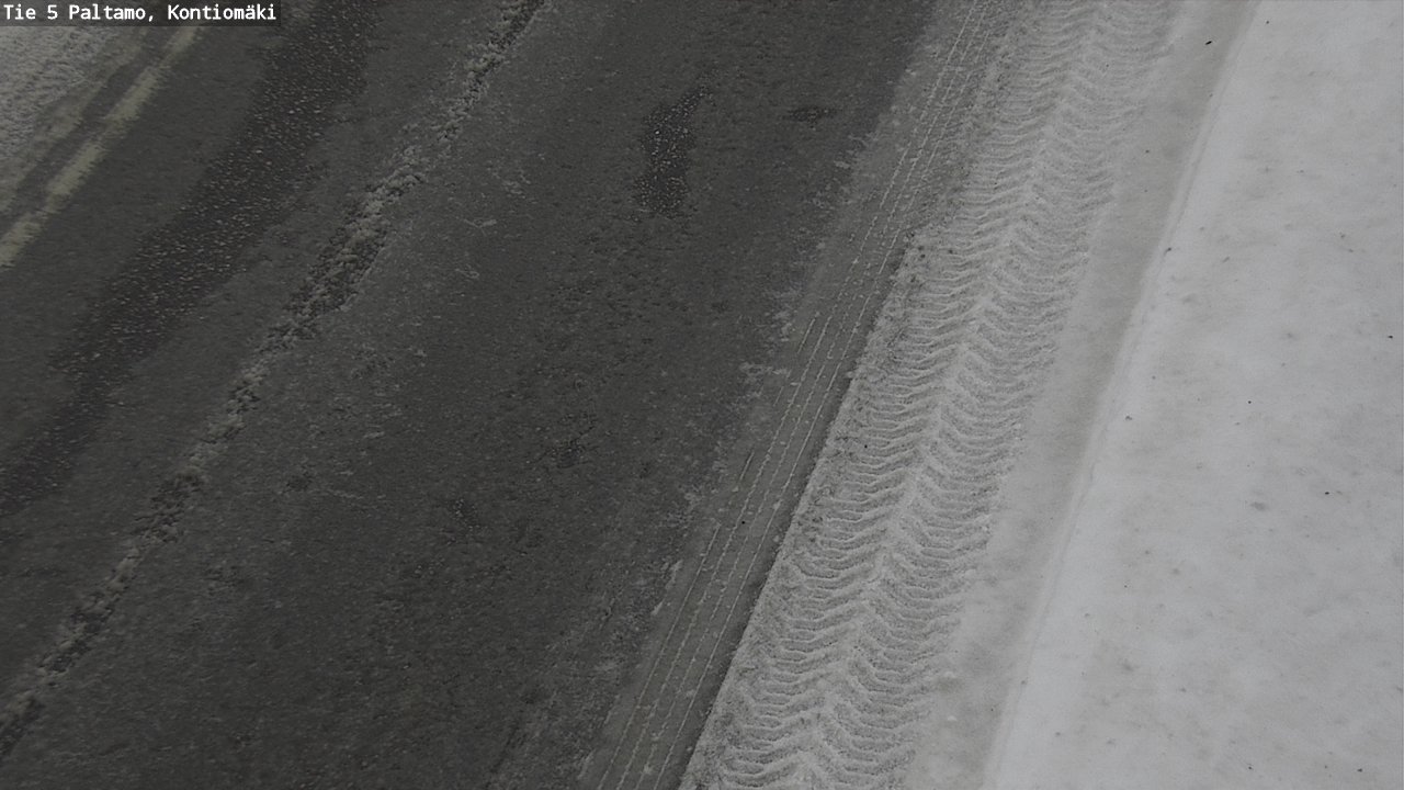 Weather Camera Image Road 5 Paltamo, Kontiomäki, Paltamo, Kainuu