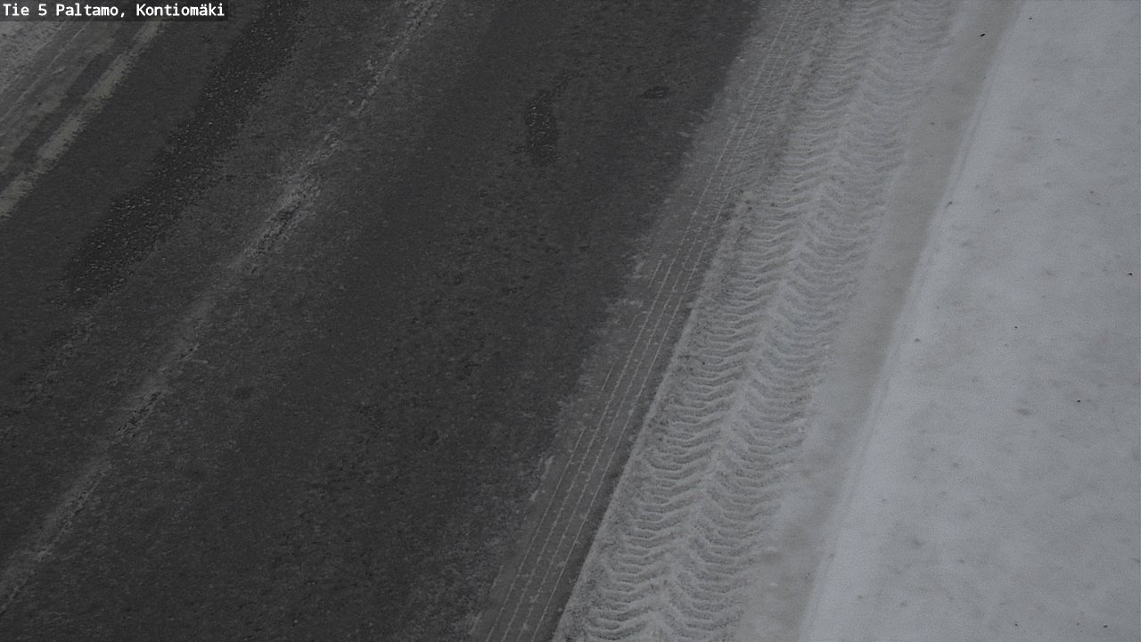 Weather Camera Image Road 5 Paltamo, Kontiomäki, Paltamo, Kainuu