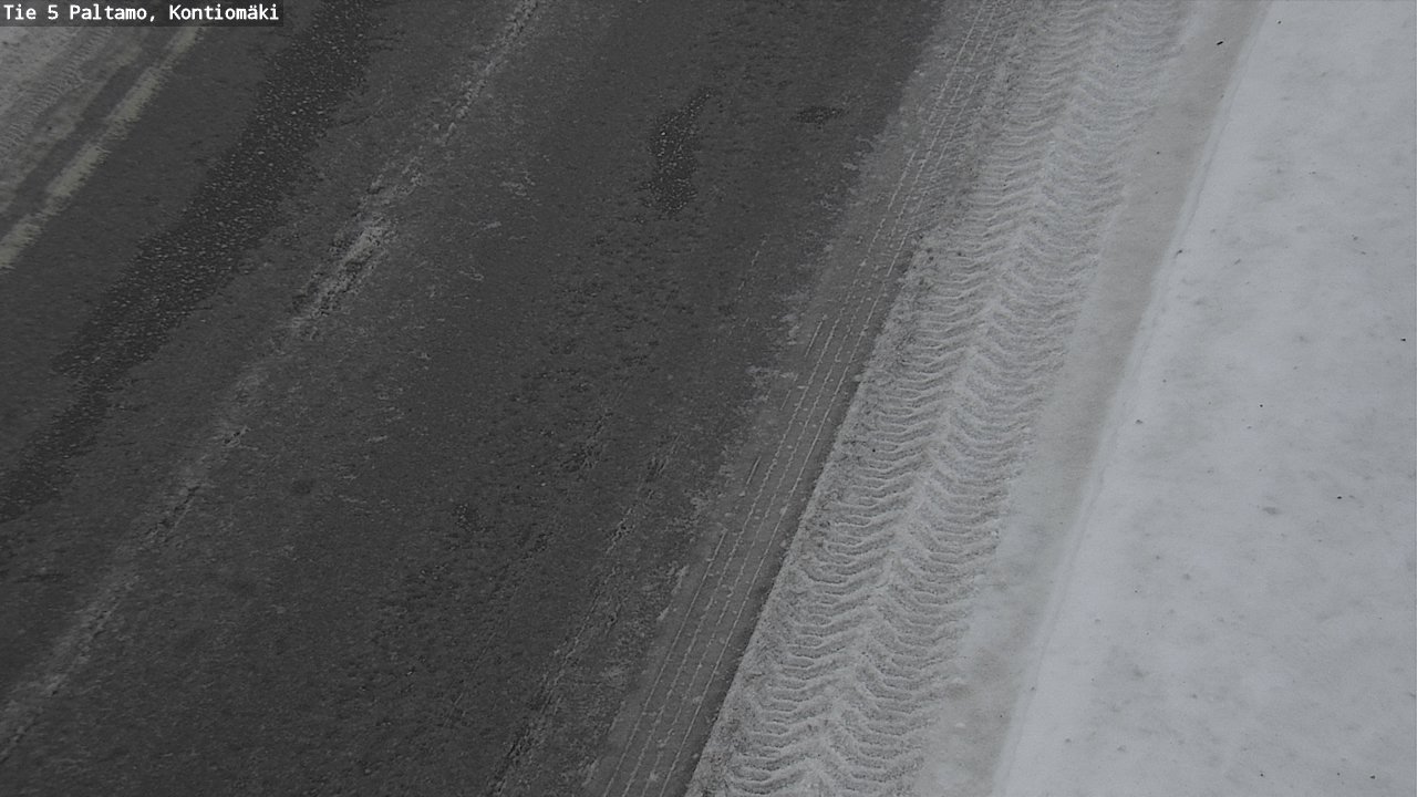 Weather Camera Image Road 5 Paltamo, Kontiomäki, Paltamo, Kainuu
