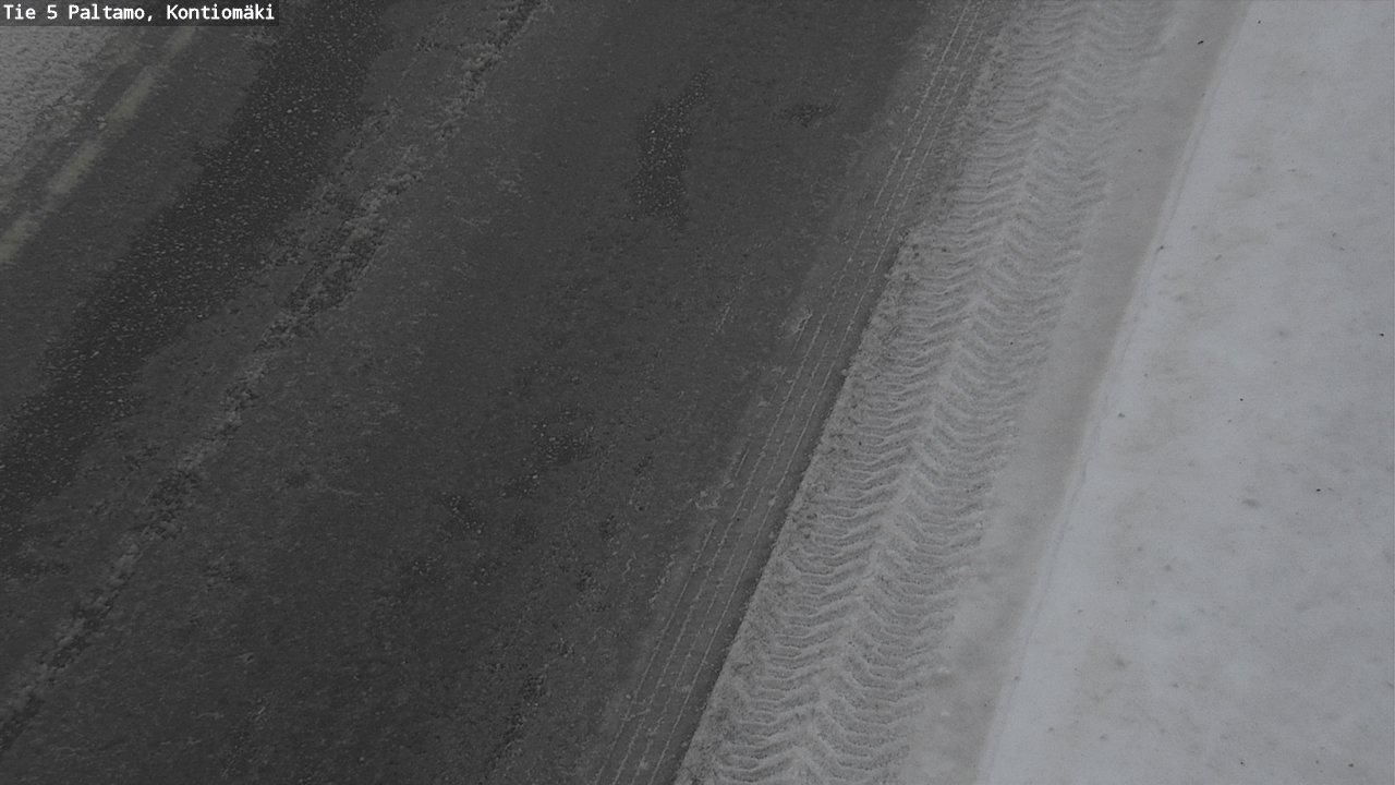 Weather Camera Image Road 5 Paltamo, Kontiomäki, Paltamo, Kainuu