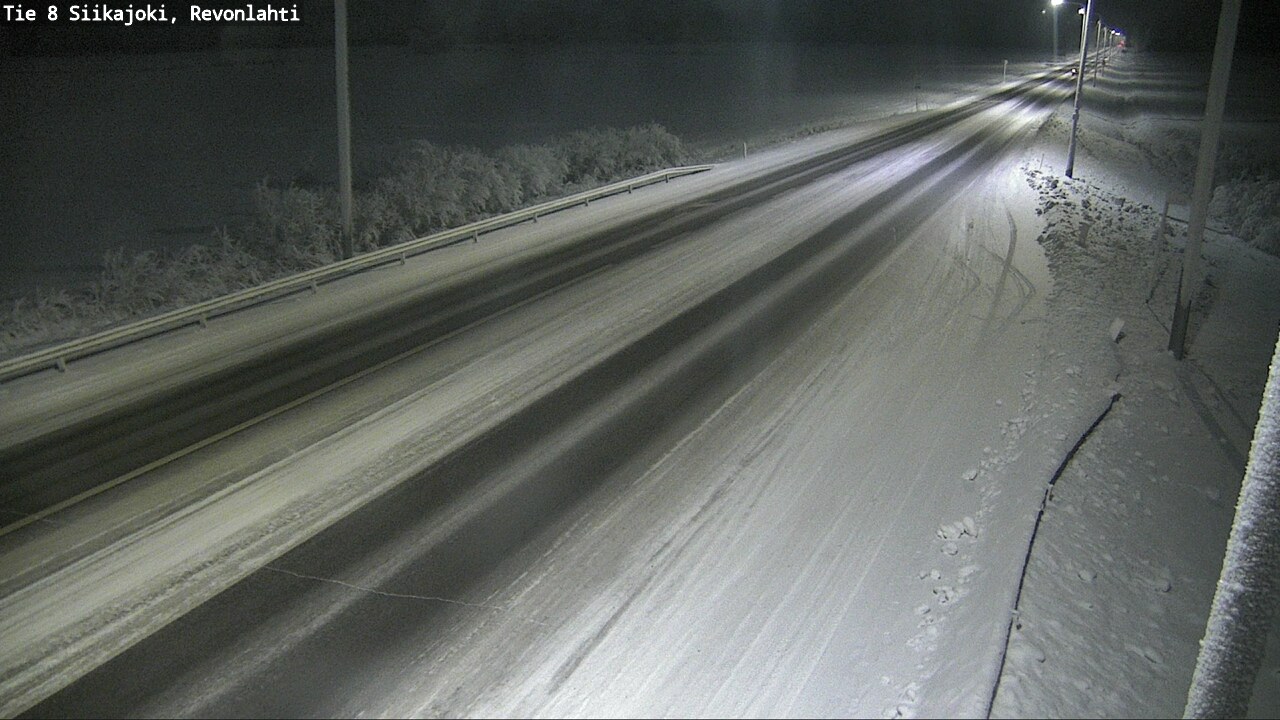 Weather Camera Image Road 8 Siikajoki, Revonlahti, Siikajoki, Pohjois-Pohjanmaa