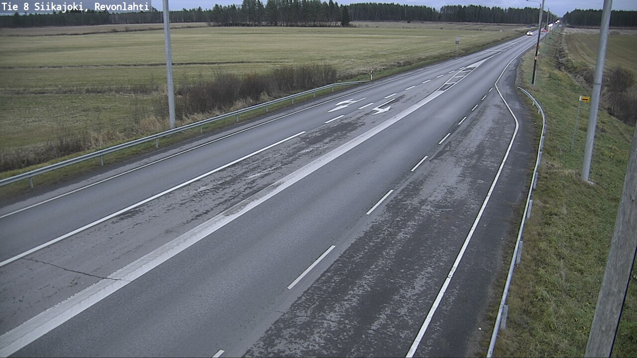 Kelikamerat Kuva Tie 8 Siikajoki, Revonlahti, Siikajoki, Pohjois-Pohjanmaa