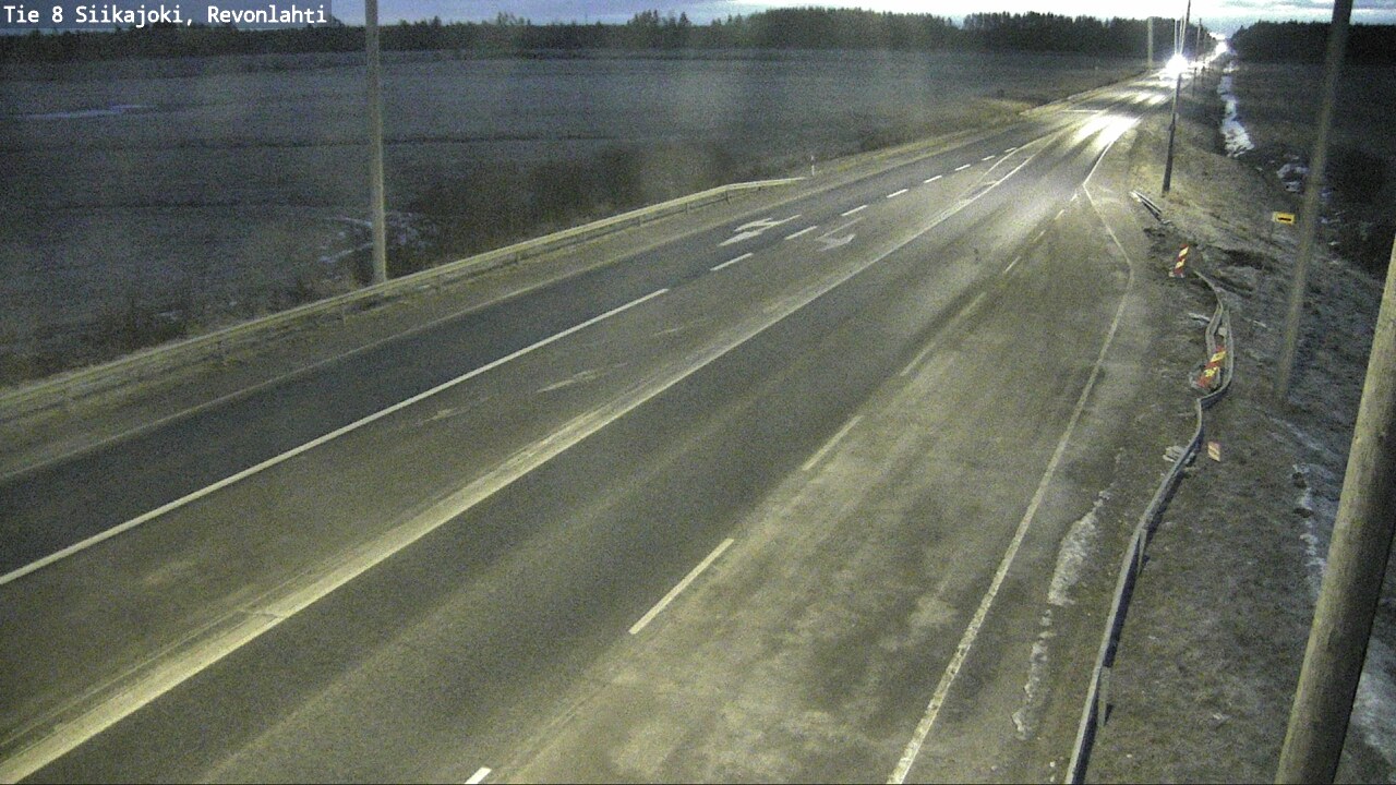 Kelikamerat Kuva Tie 8 Siikajoki, Revonlahti, Siikajoki, Pohjois-Pohjanmaa