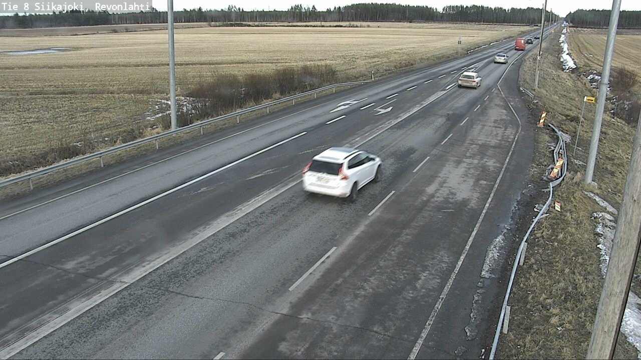 Kelikamerat Kuva Tie 8 Siikajoki, Revonlahti, Siikajoki, Pohjois-Pohjanmaa