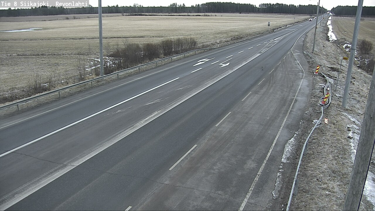 Kelikamerat Kuva Tie 8 Siikajoki, Revonlahti, Siikajoki, Pohjois-Pohjanmaa