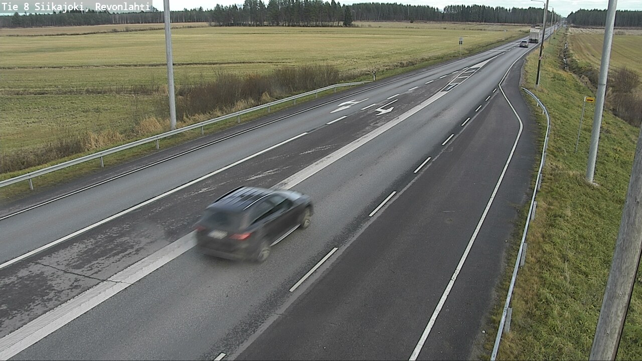 Kelikamerat Kuva Tie 8 Siikajoki, Revonlahti, Siikajoki, Pohjois-Pohjanmaa