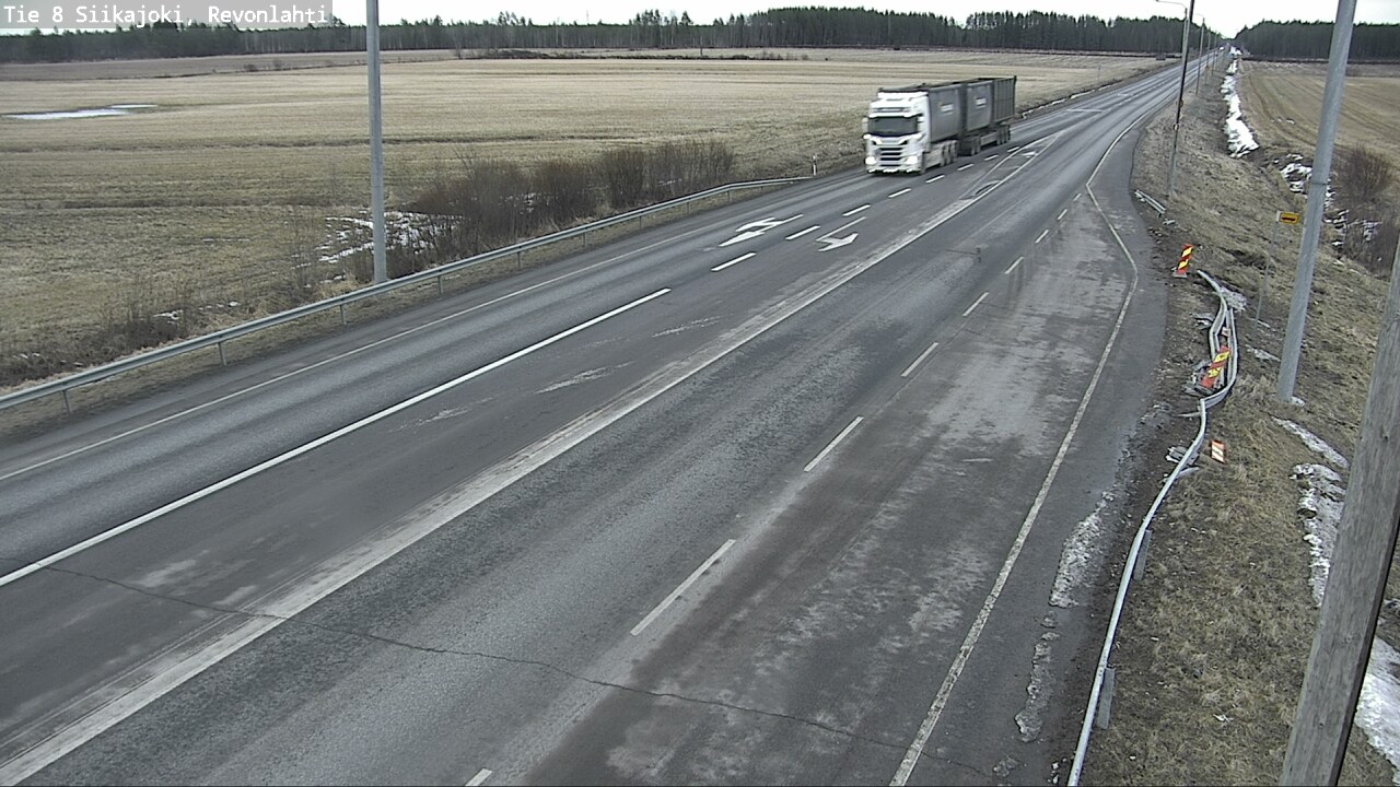 Kelikamerat Kuva Tie 8 Siikajoki, Revonlahti, Siikajoki, Pohjois-Pohjanmaa