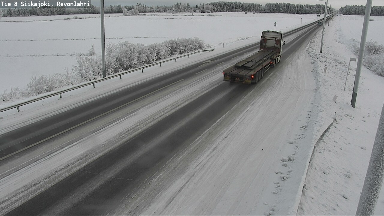 Kelikamerat Kuva Tie 8 Siikajoki, Revonlahti, Siikajoki, Pohjois-Pohjanmaa