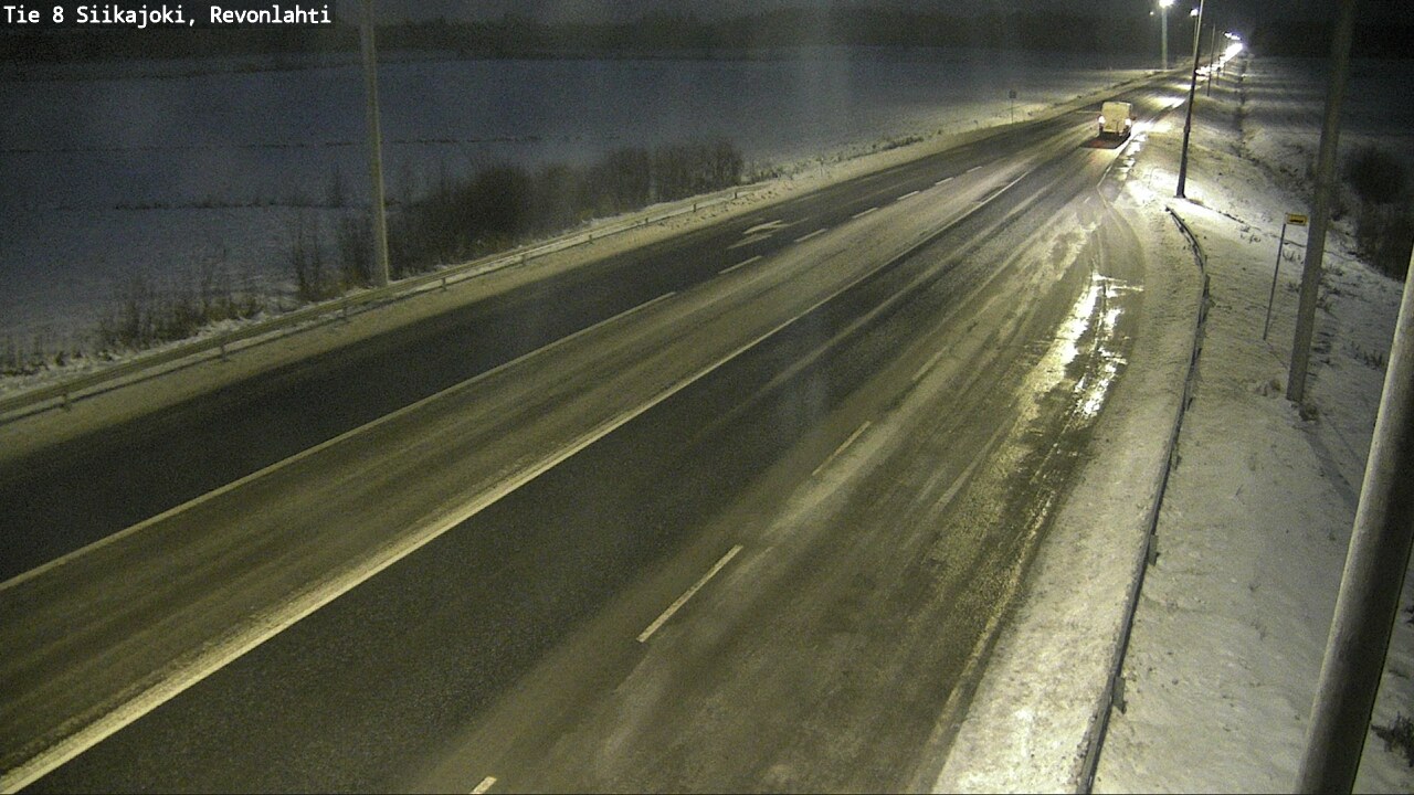 Weather Camera Image Väg 8 Siikajoki, Revolax, Siikajoki, Pohjois-Pohjanmaa