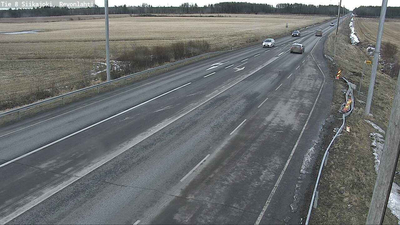 Kelikamerat Kuva Tie 8 Siikajoki, Revonlahti, Siikajoki, Pohjois-Pohjanmaa