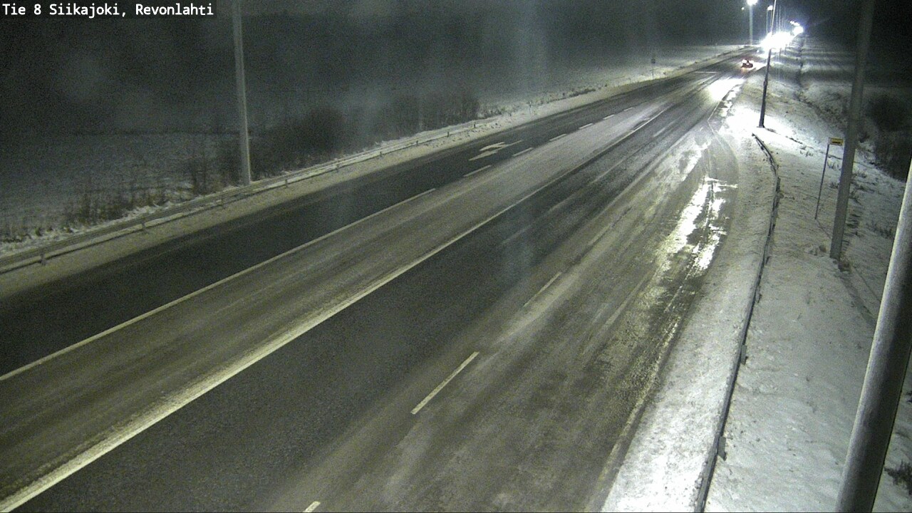 Weather Camera Image Väg 8 Siikajoki, Revolax, Siikajoki, Pohjois-Pohjanmaa