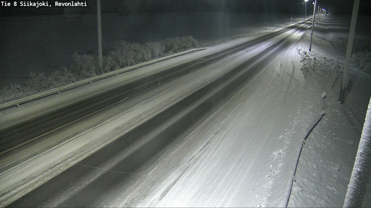 Weather Camera Image Väg 8 Siikajoki, Revolax, Siikajoki, Pohjois-Pohjanmaa