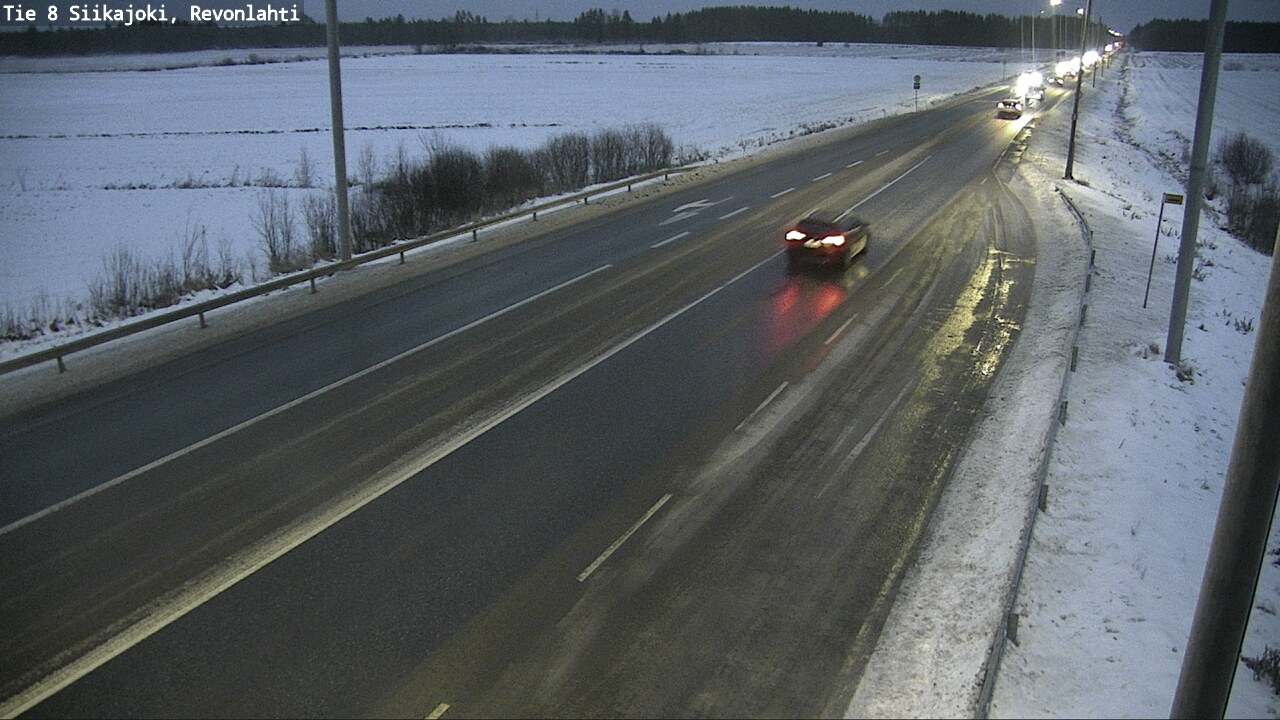 Weather Camera Image Väg 8 Siikajoki, Revolax, Siikajoki, Pohjois-Pohjanmaa