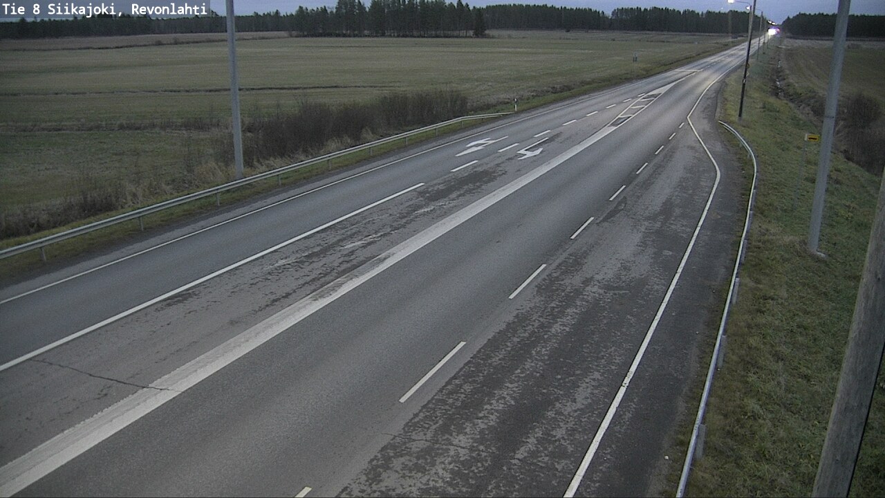 Kelikamerat Kuva Tie 8 Siikajoki, Revonlahti, Siikajoki, Pohjois-Pohjanmaa