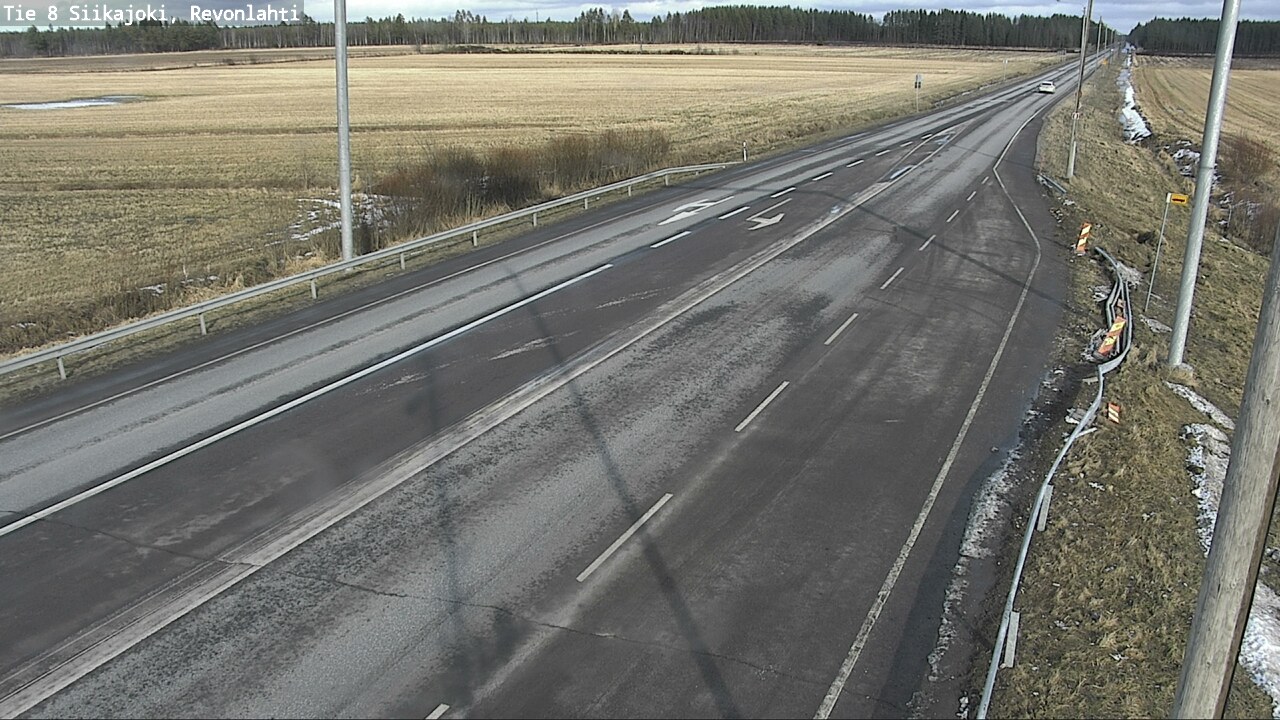 Kelikamerat Kuva Tie 8 Siikajoki, Revonlahti, Siikajoki, Pohjois-Pohjanmaa