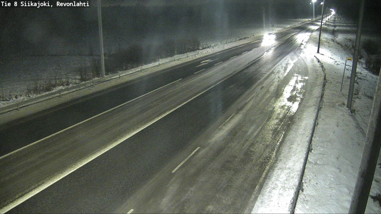 Weather Camera Image Väg 8 Siikajoki, Revolax, Siikajoki, Pohjois-Pohjanmaa