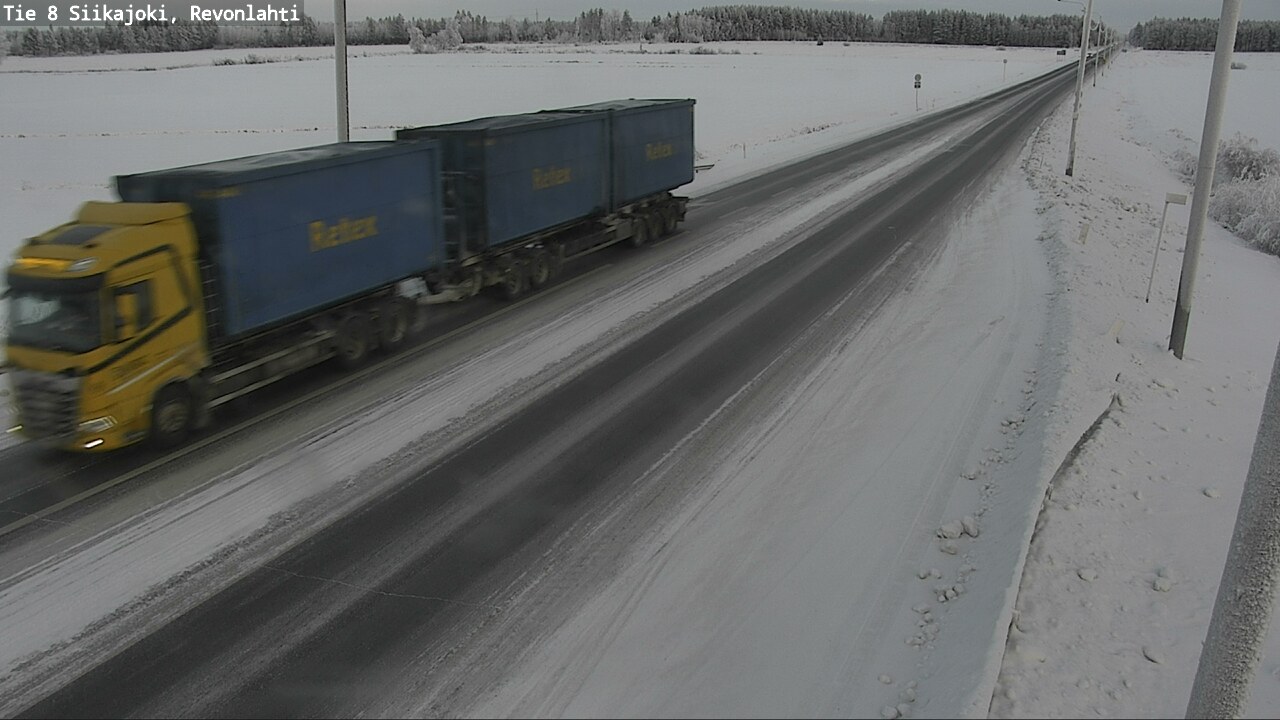 Kelikamerat Kuva Tie 8 Siikajoki, Revonlahti, Siikajoki, Pohjois-Pohjanmaa