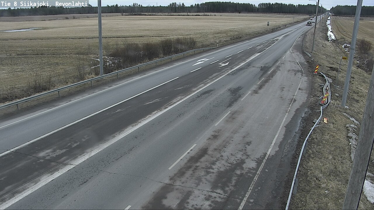 Weather Camera Image Väg 8 Siikajoki, Revolax, Siikajoki, Pohjois-Pohjanmaa