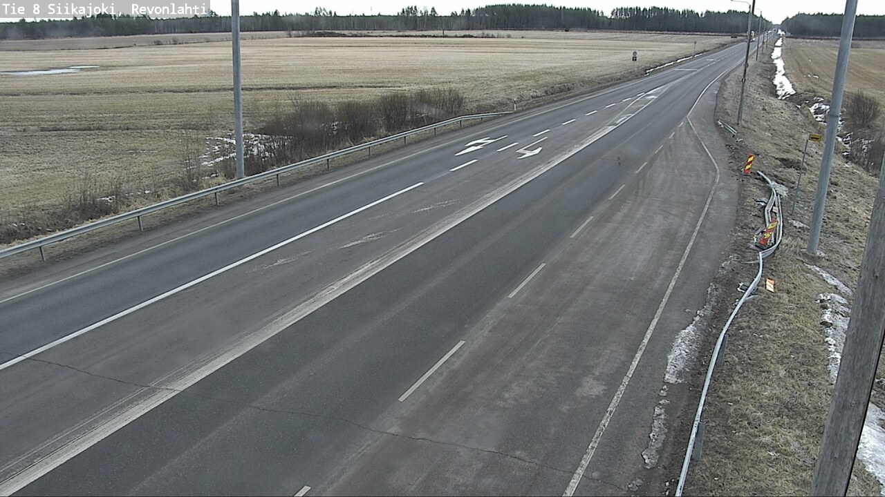 Kelikamerat Kuva Tie 8 Siikajoki, Revonlahti, Siikajoki, Pohjois-Pohjanmaa