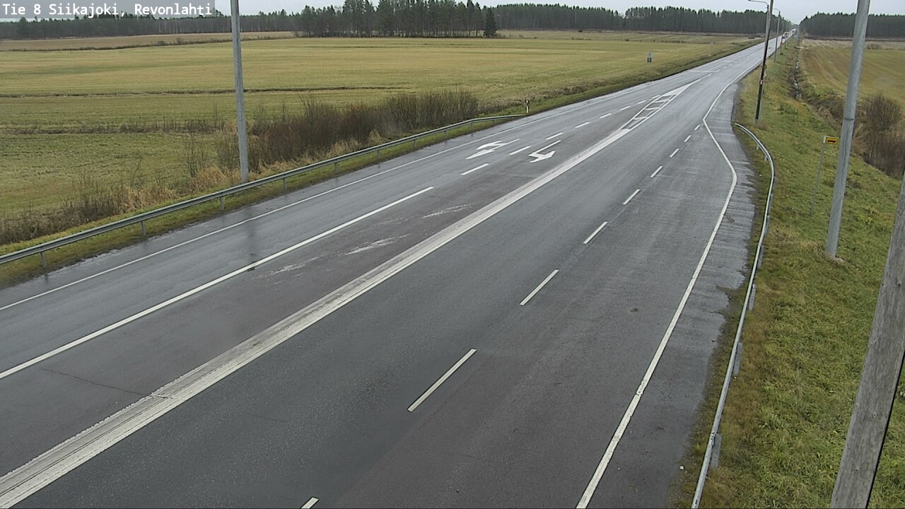 Kelikamerat Kuva Tie 8 Siikajoki, Revonlahti, Siikajoki, Pohjois-Pohjanmaa