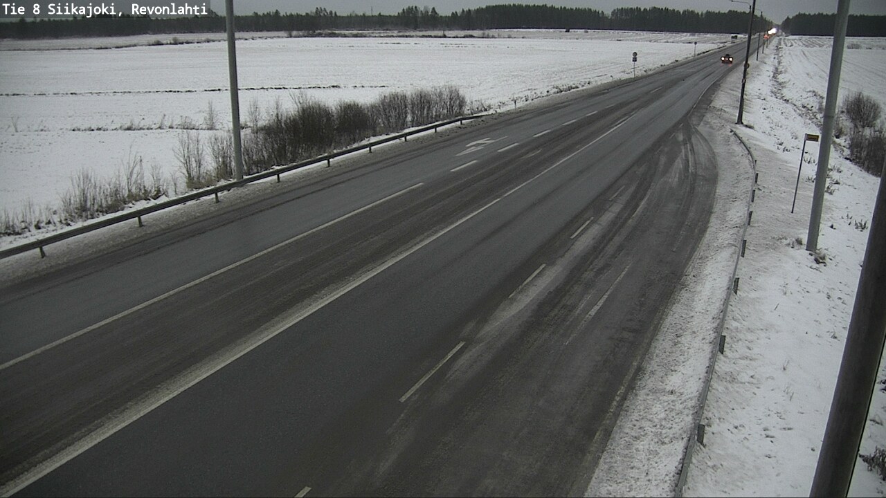Weather Camera Image Väg 8 Siikajoki, Revolax, Siikajoki, Pohjois-Pohjanmaa