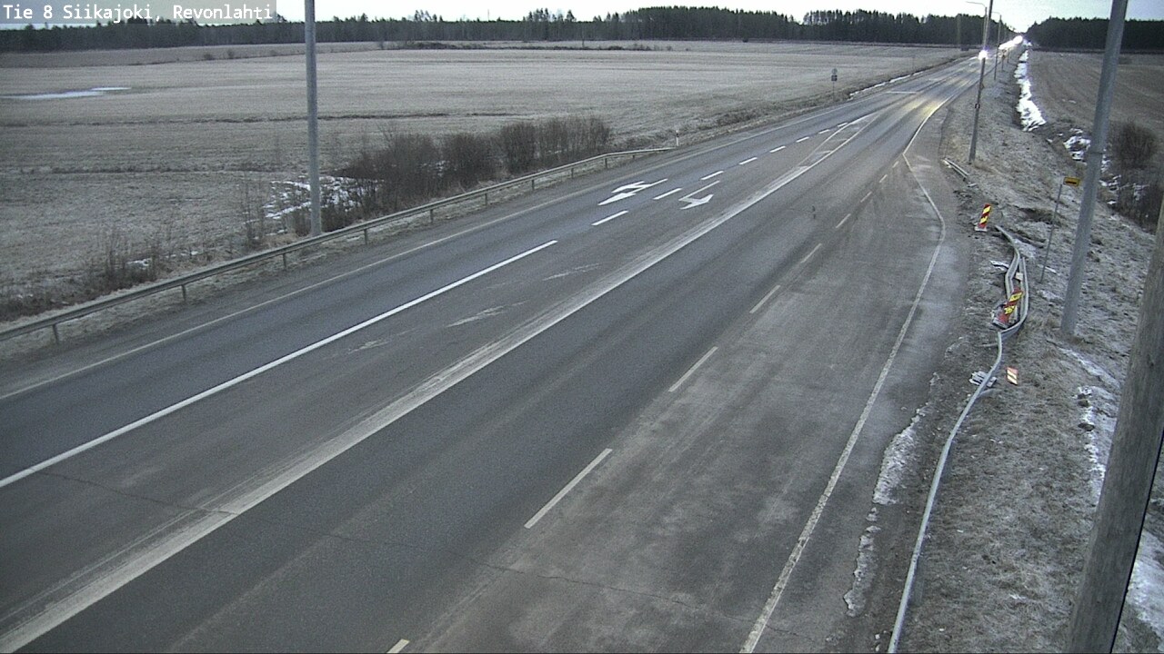 Kelikamerat Kuva Tie 8 Siikajoki, Revonlahti, Siikajoki, Pohjois-Pohjanmaa