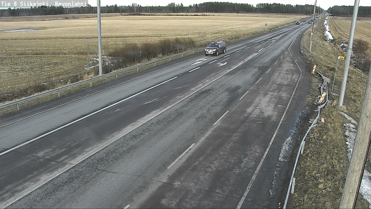 Kelikamerat Kuva Tie 8 Siikajoki, Revonlahti, Siikajoki, Pohjois-Pohjanmaa