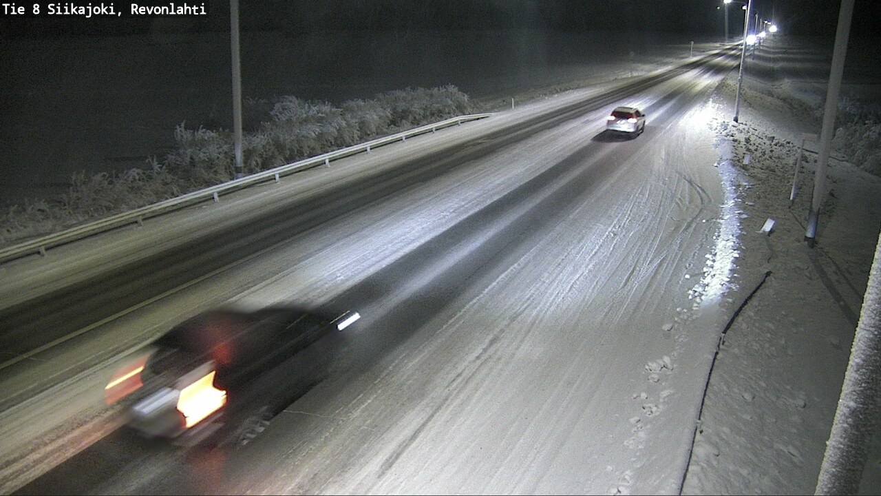 Weather Camera Image Road 8 Siikajoki, Revonlahti, Siikajoki, Pohjois-Pohjanmaa