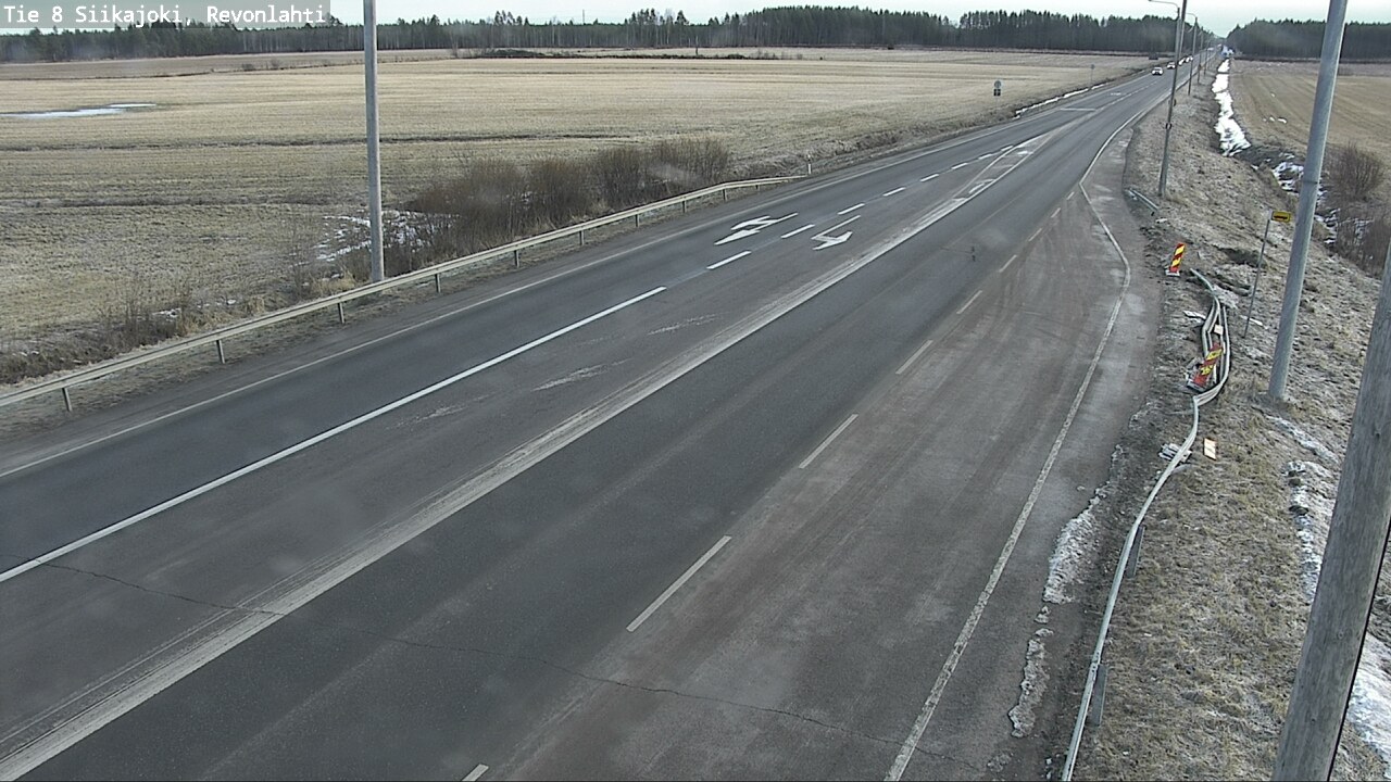 Kelikamerat Kuva Tie 8 Siikajoki, Revonlahti, Siikajoki, Pohjois-Pohjanmaa