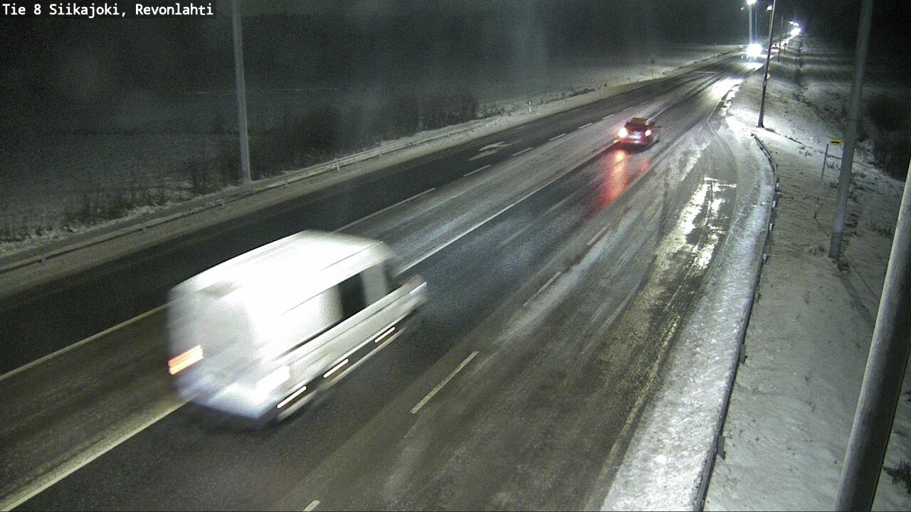 Weather Camera Image Väg 8 Siikajoki, Revolax, Siikajoki, Pohjois-Pohjanmaa