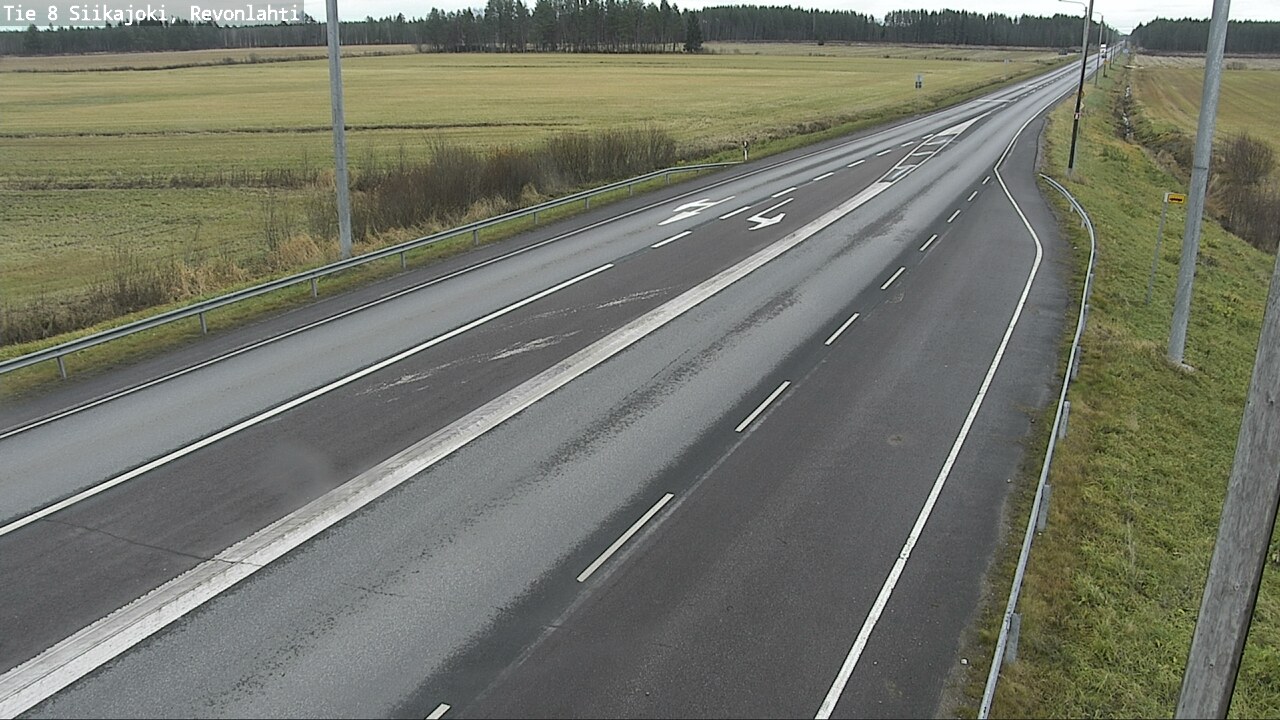 Kelikamerat Kuva Tie 8 Siikajoki, Revonlahti, Siikajoki, Pohjois-Pohjanmaa