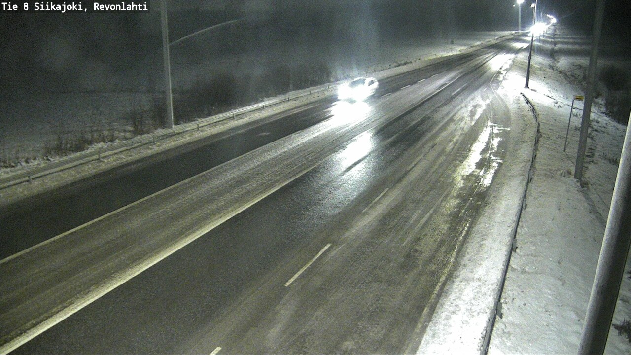 Weather Camera Image Väg 8 Siikajoki, Revolax, Siikajoki, Pohjois-Pohjanmaa