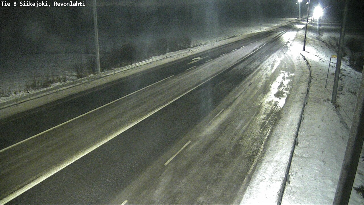 Weather Camera Image Väg 8 Siikajoki, Revolax, Siikajoki, Pohjois-Pohjanmaa