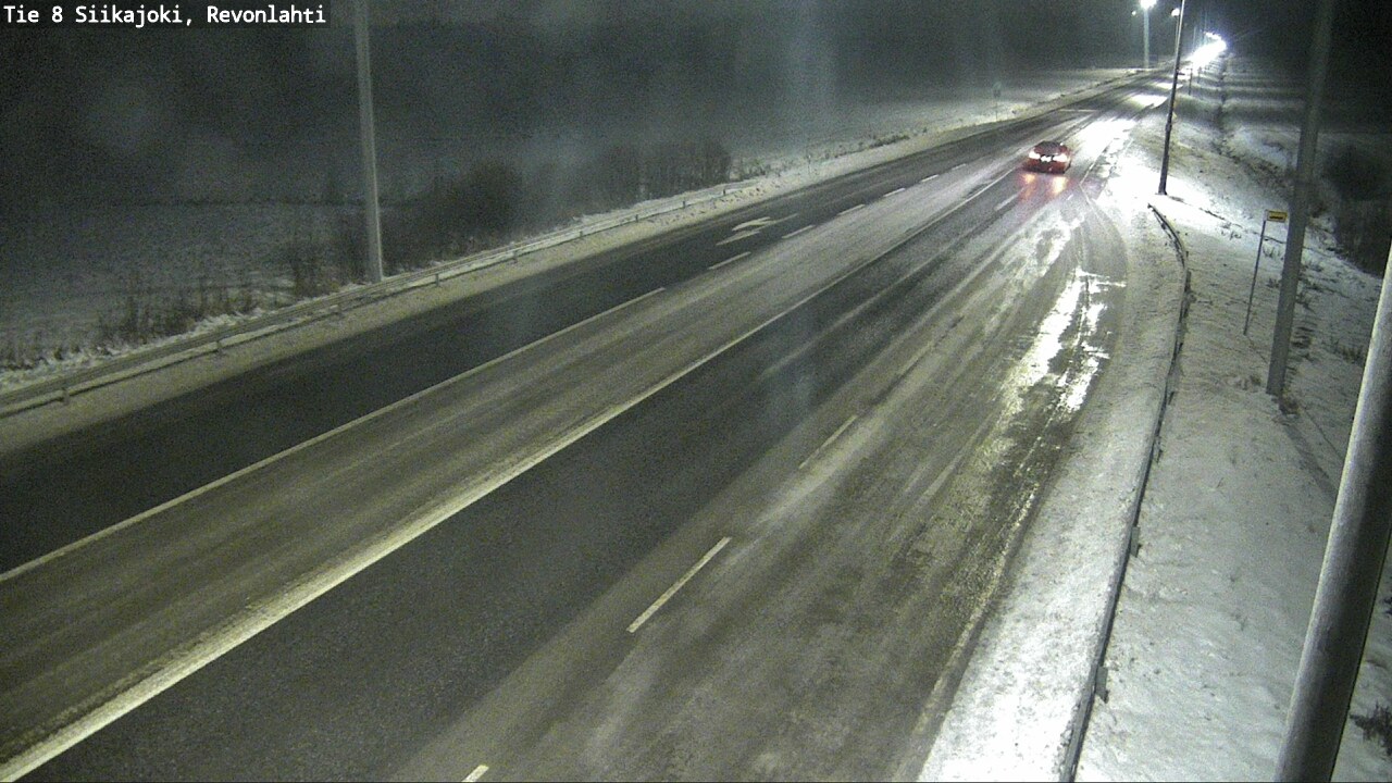 Weather Camera Image Väg 8 Siikajoki, Revolax, Siikajoki, Pohjois-Pohjanmaa