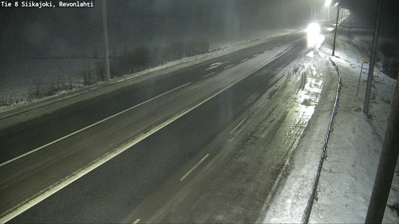 Weather Camera Image Väg 8 Siikajoki, Revolax, Siikajoki, Pohjois-Pohjanmaa