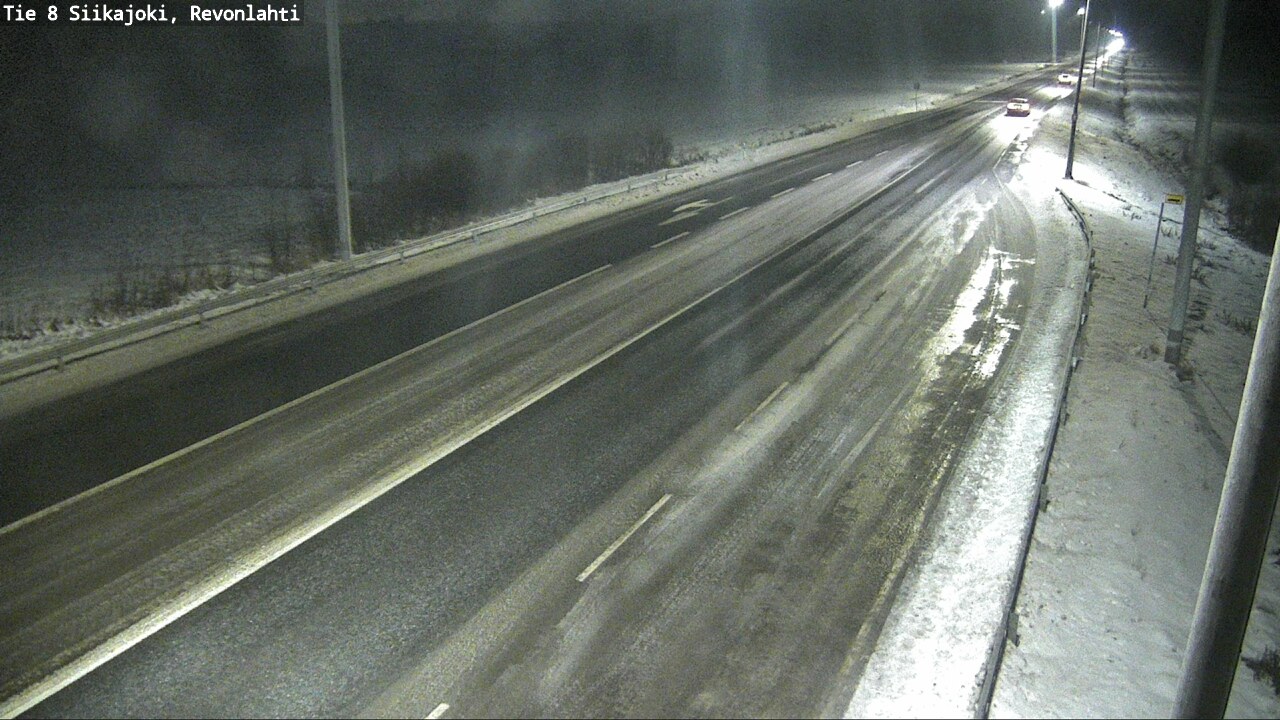 Weather Camera Image Väg 8 Siikajoki, Revolax, Siikajoki, Pohjois-Pohjanmaa