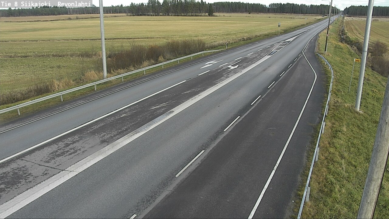 Kelikamerat Kuva Tie 8 Siikajoki, Revonlahti, Siikajoki, Pohjois-Pohjanmaa