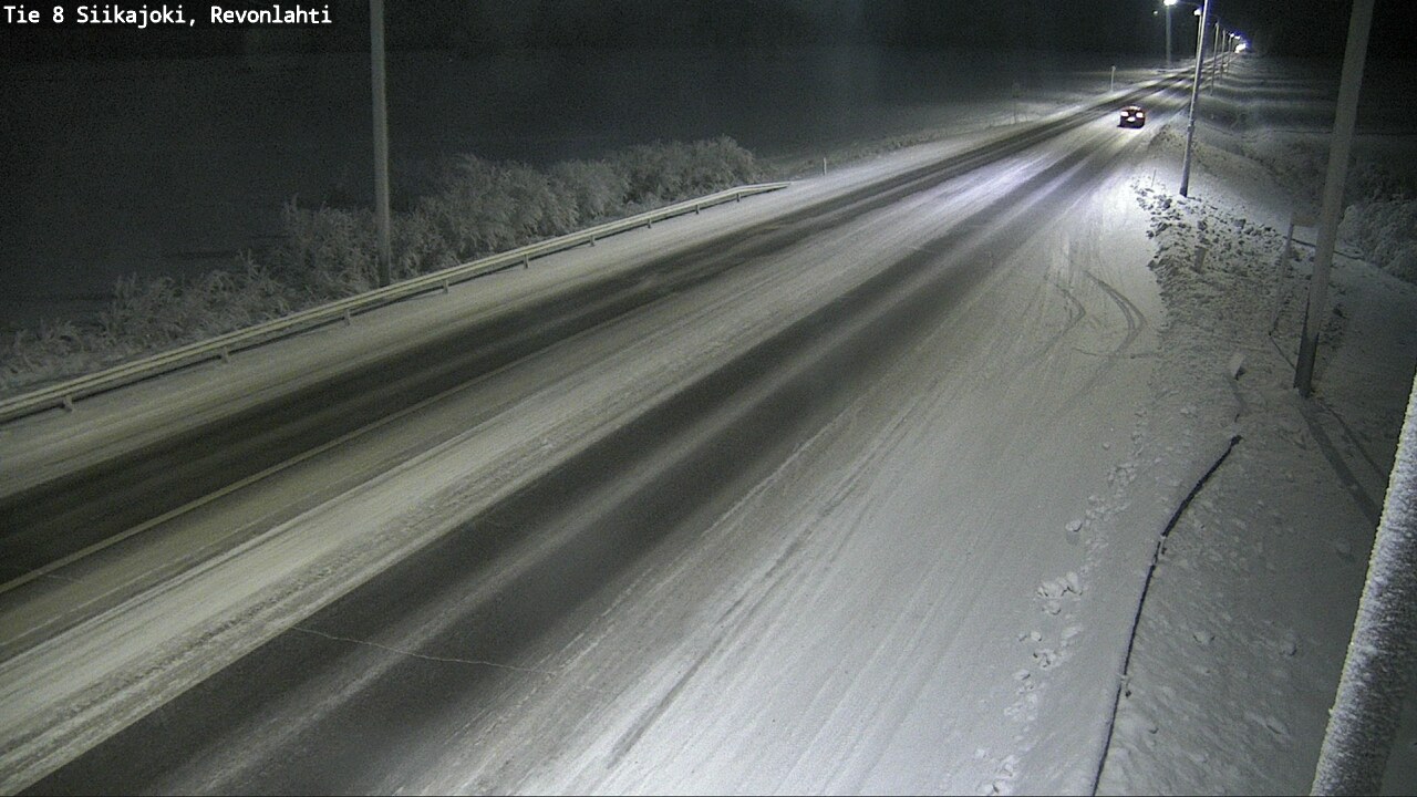Weather Camera Image Road 8 Siikajoki, Revonlahti, Siikajoki, Pohjois-Pohjanmaa