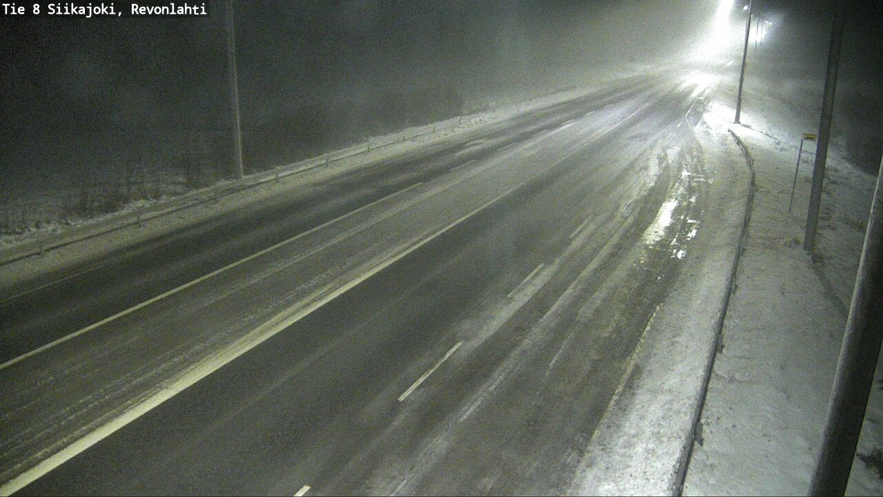 Weather Camera Image Road 8 Siikajoki, Revonlahti, Siikajoki, Pohjois-Pohjanmaa